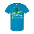 thumbnail image 1 of Inktastic Port St. Lucie, Florida Happy Sea Turtle T-Shirt, 1 of 5