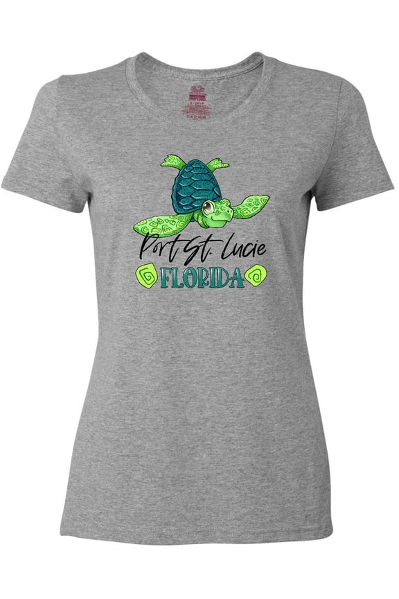 Port St. Lucie, Florida Happy Sea Turtle Women's T-Shirt