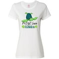 thumbnail image 1 of Inktastic Port St. Lucie, Florida Happy Sea Turtle Women's T-Shirt, 1 of 5