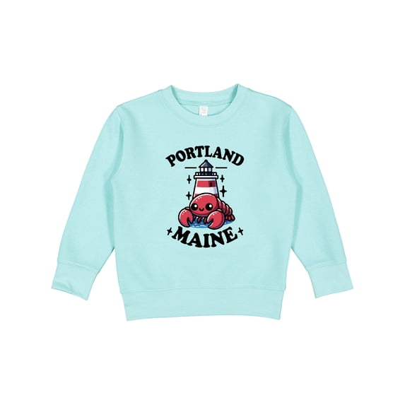 Inktastic Portland Maine Cute Lobster Toddler Sweatshirt