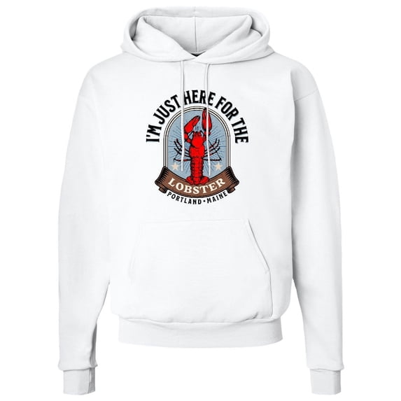 Inktastic Portland Maine Funny Lobster Lover Adult Hoodie Sweatshirt