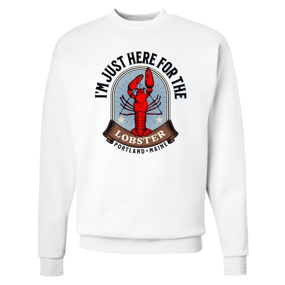 Inktastic Portland Maine Funny Lobster Lover Adult Sweatshirt