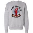 thumbnail image 1 of Inktastic Portland Maine Funny Lobster Lover Adult Sweatshirt, 1 of 4