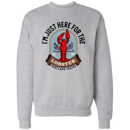 Inktastic Portland Maine Funny Lobster Lover Adult Sweatshirt