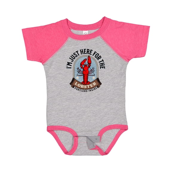 Inktastic Portland Maine Funny Lobster Lover Boys or Girls Baby Bodysuit