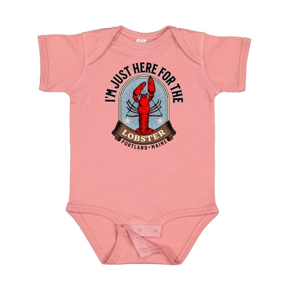 Inktastic Portland Maine Funny Lobster Lover Boys or Girls Baby Bodysuit