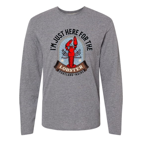 Inktastic Portland Maine Funny Lobster Lover Long Sleeve T-Shirt