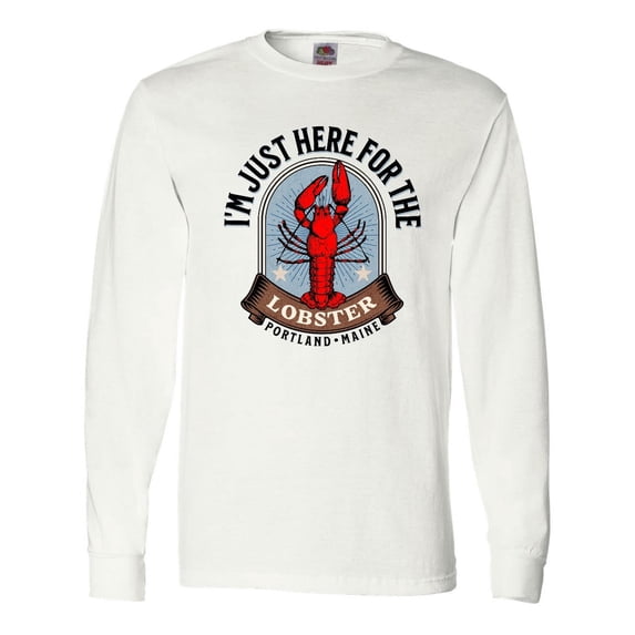 Inktastic Portland Maine Funny Lobster Lover Long Sleeve T-Shirt