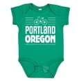 thumbnail image 1 of Inktastic Portland Oregon Biking Boys or Girls Baby Bodysuit, 1 of 5