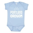 thumbnail image 1 of Inktastic Portland Oregon Biking Boys or Girls Baby Bodysuit, 1 of 5