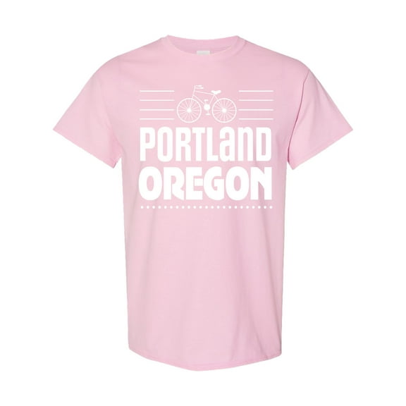 Inktastic Portland Oregon Biking T-Shirt