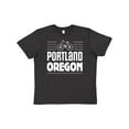 thumbnail image 1 of Inktastic Portland Oregon Biking Youth T-Shirt, 1 of 5