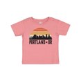 thumbnail image 1 of Inktastic Portland Oregon Skyline Retro Sunset Boys or Girls Baby T-Shirt, 1 of 5