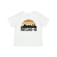thumbnail image 1 of Inktastic Portland Oregon Skyline Retro Sunset Boys or Girls Baby T-Shirt, 1 of 5