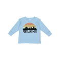 thumbnail image 1 of Inktastic Portland Oregon Skyline Retro Sunset Boys or Girls Long Sleeve Toddler T-Shirt, 1 of 5