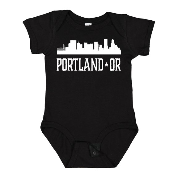 Inktastic Portland Oregon Skyline or Cities Boys or Girls Baby Bodysuit