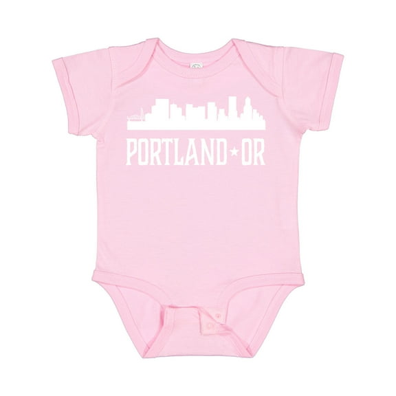 Inktastic Portland Oregon Skyline or Cities Boys or Girls Baby Bodysuit