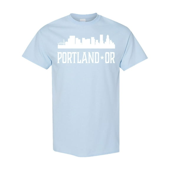 Inktastic Portland Oregon Skyline or Cities T-Shirt