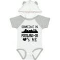 thumbnail image 1 of Inktastic Portland Oregon Someone Loves Me Skyline Boys or Girls Baby Bodysuit, 1 of 5