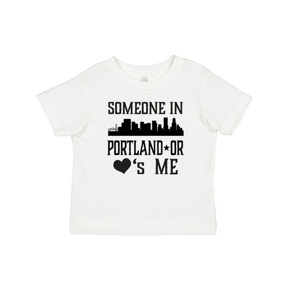 Inktastic Portland Oregon Someone Loves Me Skyline Boys or Girls Baby T-Shirt
