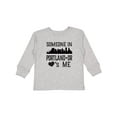 thumbnail image 1 of Inktastic Portland Oregon Someone Loves Me Skyline Boys or Girls Long Sleeve Toddler T-Shirt, 1 of 5