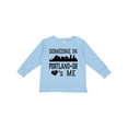 thumbnail image 1 of Inktastic Portland Oregon Someone Loves Me Skyline Boys or Girls Long Sleeve Toddler T-Shirt, 1 of 5