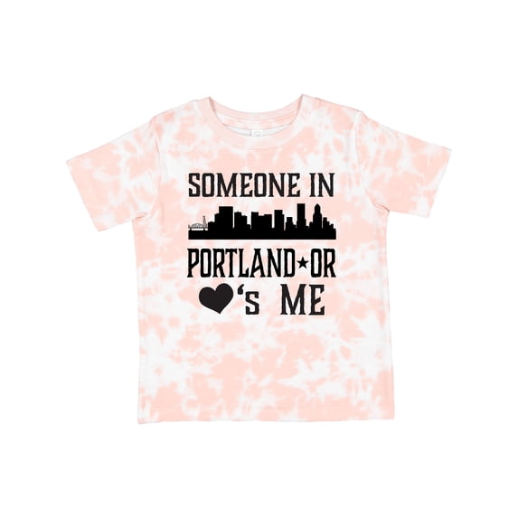 Inktastic Portland Oregon Someone Loves Me Skyline Boys or Girls Toddler T-Shirt