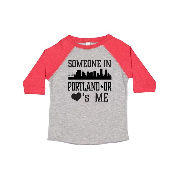 Inktastic Portland Oregon Someone Loves Me Skyline Boys or Girls Toddler T-Shirt