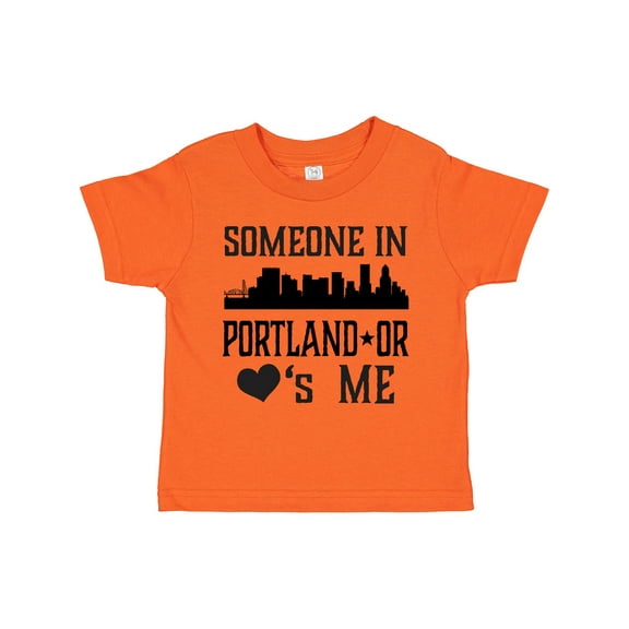Inktastic Portland Oregon Someone Loves Me Skyline Boys or Girls Toddler T-Shirt