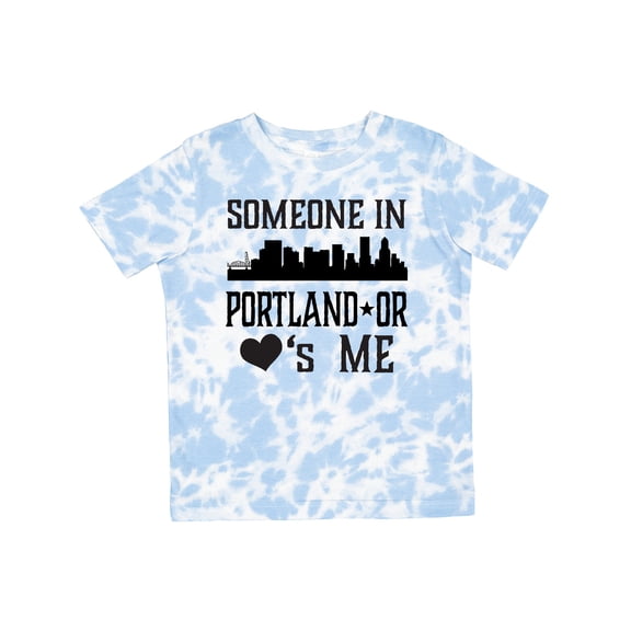 Inktastic Portland Oregon Someone Loves Me Skyline Boys or Girls Toddler T-Shirt