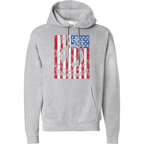 Inktastic Pow Mia Distressed Flag Adult Hoodie Sweatshirt