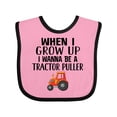 thumbnail image 1 of Inktastic Power Pulling Future Tractor Puller Boys or Girls Baby Bib, 1 of 4