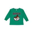 thumbnail image 1 of Inktastic Powered By Ramen Cute Noodles Boys or Girls Long Sleeve Toddler T-Shirt, 1 of 5