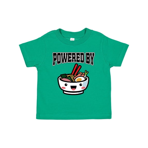 Inktastic Powered by Ramen Cute Noodles Boys or Girls Toddler T-Shirt