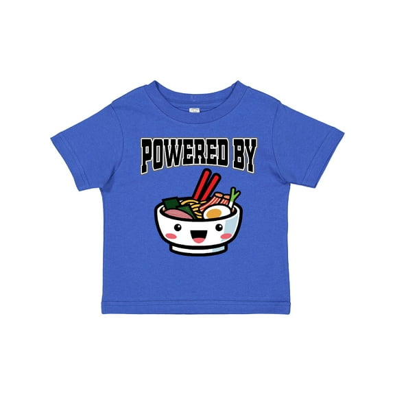 Inktastic Powered By Ramen Cute Noodles Boys or Girls Toddler T-Shirt
