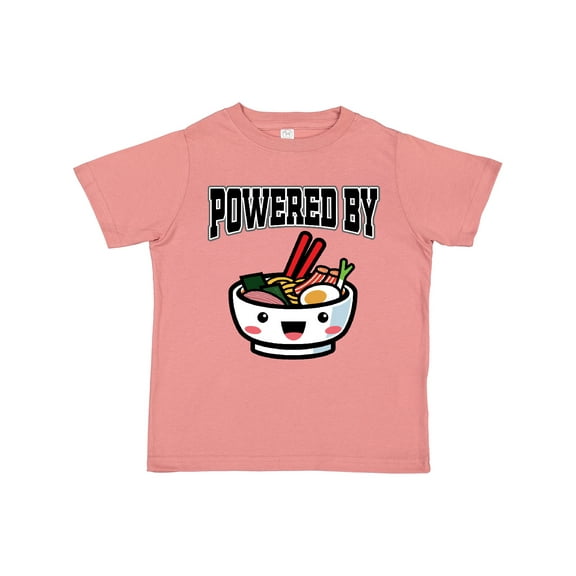 Inktastic Powered By Ramen Cute Noodles Boys or Girls Toddler T-Shirt