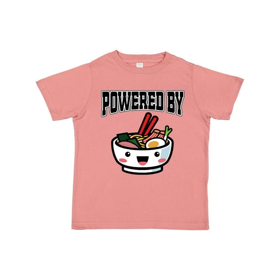 Inktastic Powered By Ramen Cute Noodles Boys or Girls Toddler T-Shirt