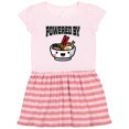 thumbnail image 1 of Inktastic Powered By Ramen Cute Noodles Gift Toddler Girl Dress, 1 of 4