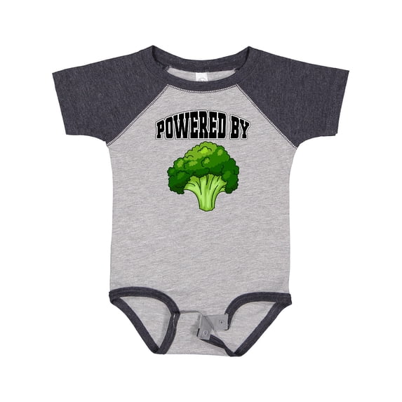 Inktastic Powered by Broccoli Boys or Girls Baby Bodysuit