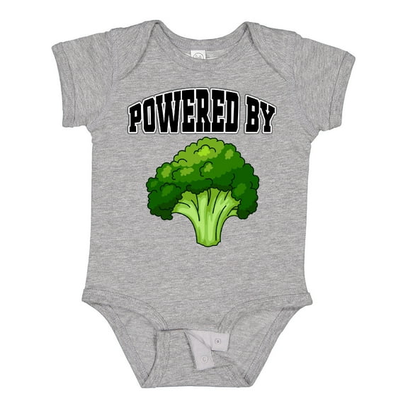 Inktastic Powered by Broccoli Boys or Girls Baby Bodysuit