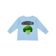 thumbnail image 1 of Inktastic Powered by Broccoli Boys or Girls Long Sleeve Toddler T-Shirt, 1 of 5