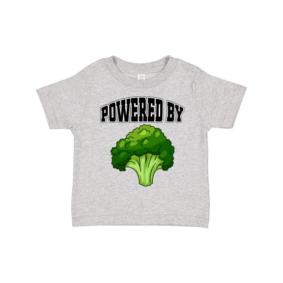 Inktastic Powered by Broccoli Boys or Girls Toddler T-Shirt