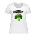 thumbnail image 1 of Inktastic Powered by Broccoli Women's Plus Size T-Shirt, 1 of 5