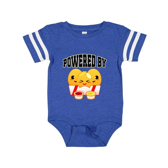 Inktastic Powered by Chicken Nuggets Boys or Girls Baby Bodysuit