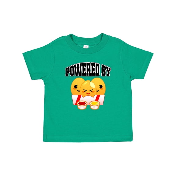 Inktastic Powered by Chicken Nuggets Boys or Girls Baby T-Shirt