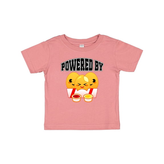 Inktastic Powered by Chicken Nuggets Boys or Girls Baby T-Shirt