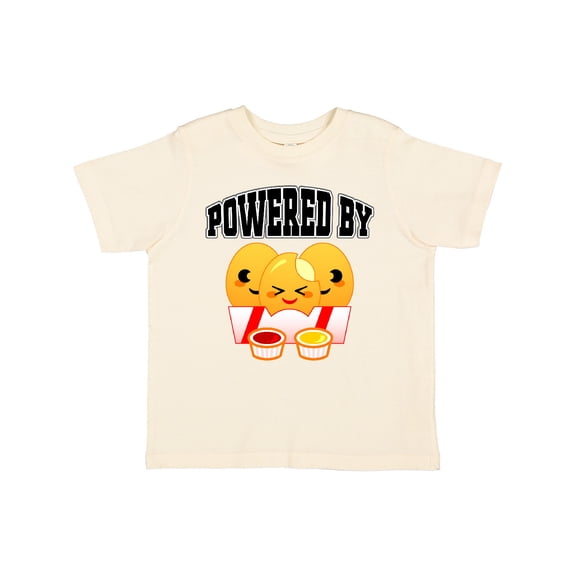 Inktastic Powered by Chicken Nuggets Boys or Girls Toddler T-Shirt