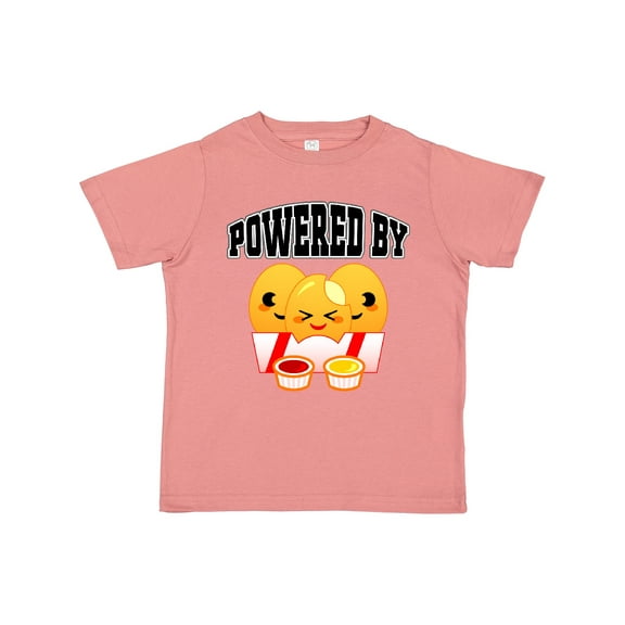 Inktastic Powered by Chicken Nuggets Boys or Girls Toddler T-Shirt