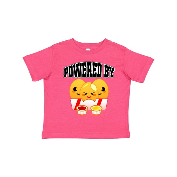 Inktastic Powered by Chicken Nuggets Boys or Girls Toddler T-Shirt