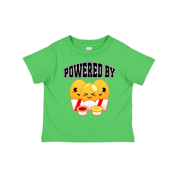 Inktastic Powered by Chicken Nuggets Boys or Girls Toddler T-Shirt